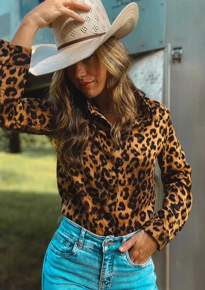 LEOPARD RODEO SHIRT