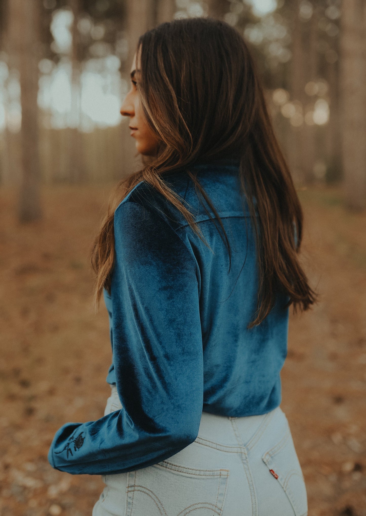 Blue Velvet Rodeo Shirt